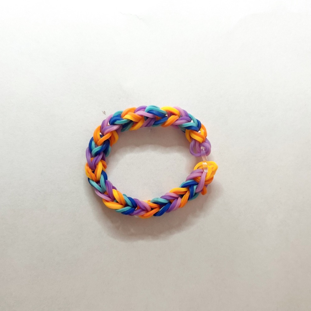 Rainbow Loom Rubber Band Cute Stylish Braclet